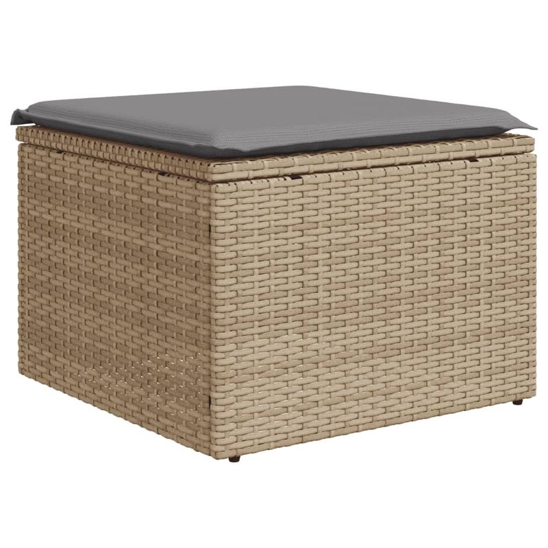 Casa si Gradina - Gradina si terasa - Mobilier exterior - Seturi mobila gradina - Set canapele de gradina, 7 piese, cu perne, bej, poliratan - Infinity.ro