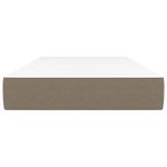 Casa si Gradina - Mobilier - Saltele si somiere - Saltele - Saltea de pat cu arcuri, gri taupe, 120x190x20 cm, textil - Infinity.ro