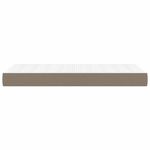 Casa si Gradina - Mobilier - Saltele si somiere - Saltele - Saltea de pat cu arcuri, gri taupe, 120x190x20 cm, textil - Infinity.ro