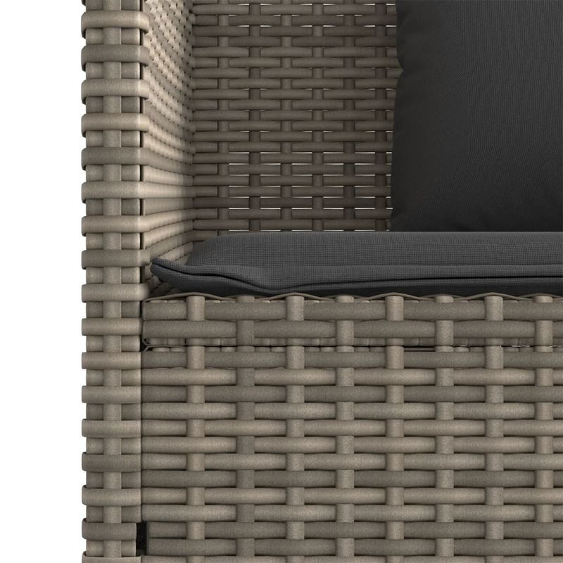 Casa si Gradina - Gradina si terasa - Mobilier exterior - Bancute de gradina - Banca de gradina cu perna, gri, poliratan - Infinity.ro