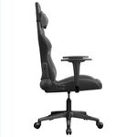 PC, gaming si accesorii - Gaming - Accesorii gaming - Scaune gaming - Scaun de gaming de masaj, negru si gri, piele ecologica - Infinity.ro