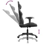 Casa si Gradina - Mobilier - Scaune si fotolii - Scaune - Scaun de gaming de masaj, negru si gri, piele ecologica - Infinity.ro