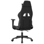 PC, gaming si accesorii - Gaming - Accesorii gaming - Scaune gaming - Scaun de gaming de masaj, negru si gri, piele ecologica - Infinity.ro