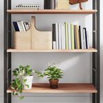 Casa si Gradina - Mobilier - Biblioteci si rafturi - Rafturi - Polita de perete, 100x60x2 cm, lemn masiv de stejar netratat - Infinity.ro