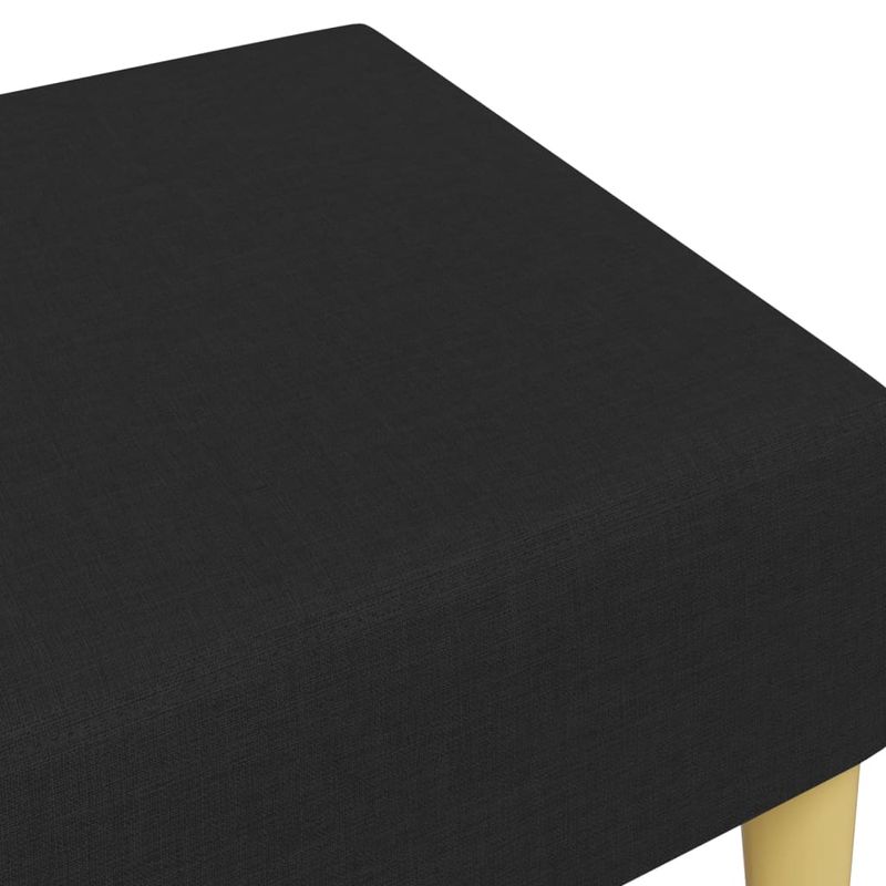 Casa si Gradina - Mobilier - Scaune si fotolii - Tabureti - Taburet, negru, 77x55x31 cm, material textil - Infinity.ro