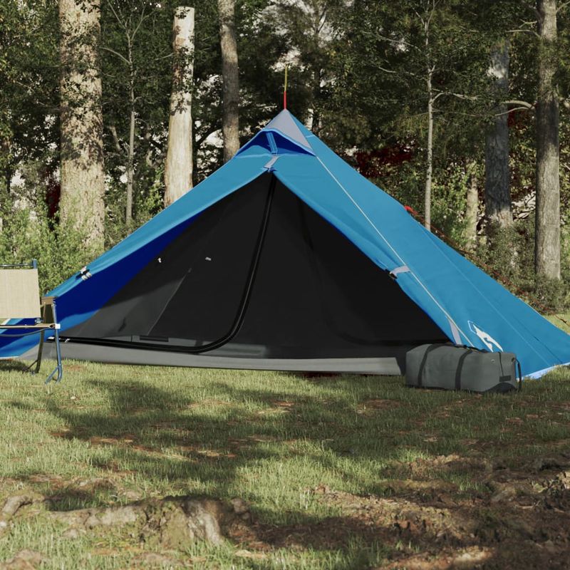 Sport si Outdoor - Camping - Corturi camping - Cort de camping pentru 1 persoana, albastru, impermeabil - Infinity.ro