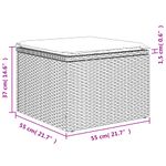 Casa si Gradina - Gradina si terasa - Mobilier exterior - Canapele si fotolii gradina - Set mobilier de gradina cu perne, 8 piese, negru, poliratan - Infinity.ro