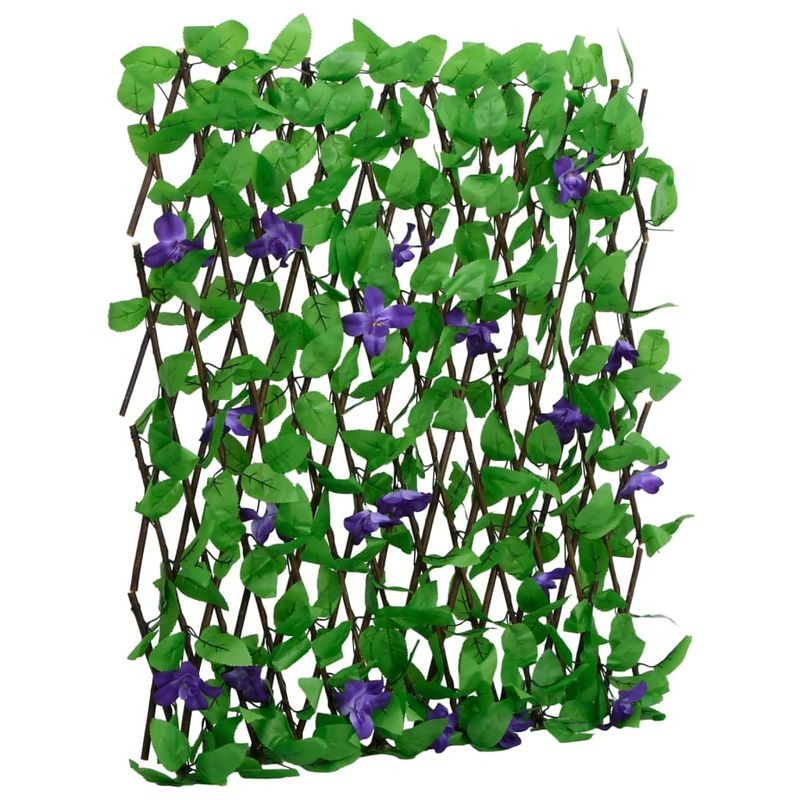 Casa si Gradina - Gradina si terasa - Garduri, panouri si accesorii - Spalier iedera artificiala extensibil, 5 buc., verde, 180x70 cm - Infinity.ro