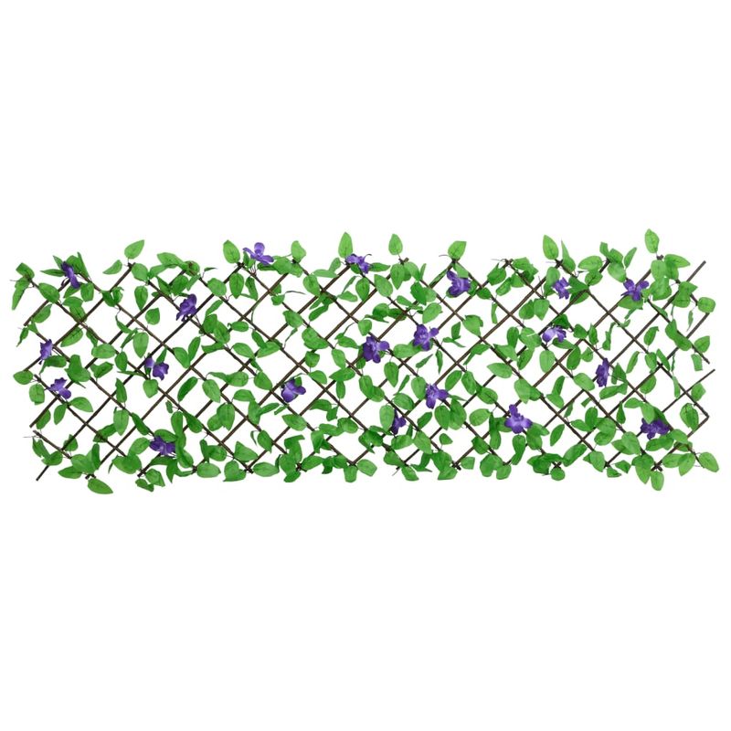 Casa si Gradina - Gradina si terasa - Garduri, panouri si accesorii - Spalier iedera artificiala extensibil, 5 buc., verde, 180x70 cm - Infinity.ro