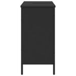 Casa si Gradina - Mobilier - Mobilier baie - Corpuri baie - Dulap pentru chiuveta baie, negru, 80x30x60 cm, lemn prelucrat - Infinity.ro