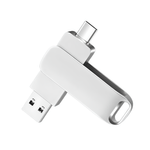 PC, gaming si accesorii - Periferice PC - Memorii USB - Memorie USB Dual Drive pentru Smartphone-uri, Tablete si Calculatoare, 8 Gbps, USB 3.1, USB Type-C, Metal, Argintiu - Infinity.ro