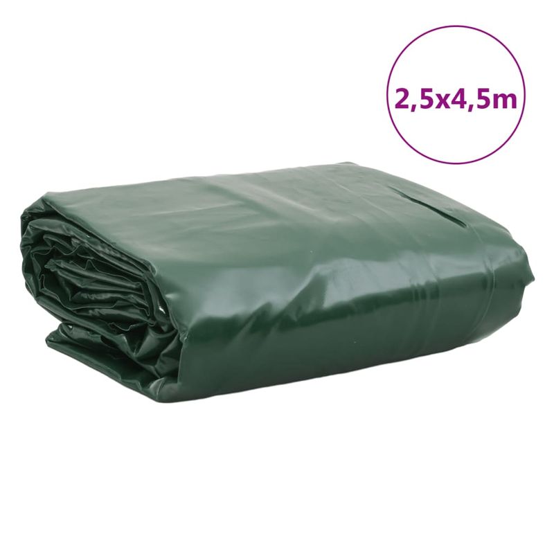 Casa si Gradina - Gradina si terasa - Umbrele si pavilioane - Pavilioane - Prelata, verde, 2,5x4,5 m, 650 g/m², model fără ochiuri - Infinity.ro
