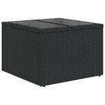 Casa si Gradina - Gradina si terasa - Mobilier exterior - Seturi mobila gradina - Set canapele de gradina cu perne, 10 piese, negru, poliratan - Infinity.ro