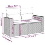 Casa si Gradina - Gradina si terasa - Mobilier exterior - Seturi mobila gradina - Set canapele de gradina cu perne, 10 piese, negru, poliratan - Infinity.ro