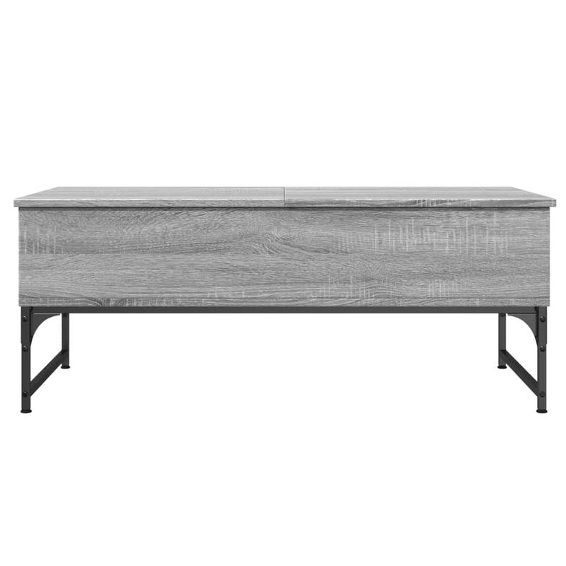 Casa si Gradina - Mobilier - Mese si birouri - Masute de cafea - Masuta de cafea, gri sonoma, 100x50x40 cm, lemn prelucrat/metal - Infinity.ro