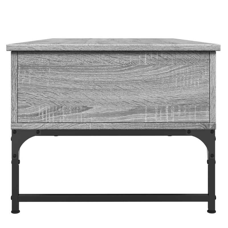Casa si Gradina - Mobilier - Mese si birouri - Masute de cafea - Masuta de cafea, gri sonoma, 100x50x40 cm, lemn prelucrat/metal - Infinity.ro