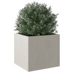Casa si Gradina - Gradinarit si plante - Plante si ghivece - Ghivece si suporturi - Jardiniera, argintiu, 32x30x29 cm, otel inoxidabil - Infinity.ro