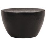 Casa si Gradina - Mobilier - Mese si birouri - Masute de cafea - Masuta de cafea, negru, Ø 50x30 cm, aluminiu batut la ciocan - Infinity.ro