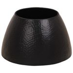 Casa si Gradina - Mobilier - Mese si birouri - Masute de cafea - Masuta de cafea, negru, Ø 50x30 cm, aluminiu batut la ciocan - Infinity.ro