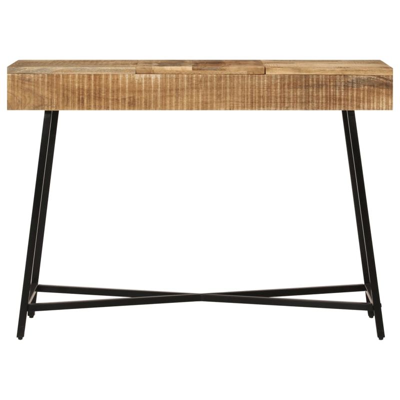 Casa si Gradina - Mobilier - Comode si corpuri - Masute de toaleta - Masa de toaleta, 105x35x75 cm, lemn masiv mango brut si fier - Infinity.ro