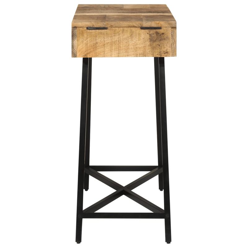 Casa si Gradina - Mobilier - Comode si corpuri - Masute de toaleta - Masa de toaleta, 105x35x75 cm, lemn masiv mango brut si fier - Infinity.ro