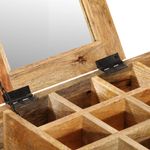 Casa si Gradina - Mobilier - Comode si corpuri - Masute de toaleta - Masa de toaleta, 105x35x75 cm, lemn masiv mango brut si fier - Infinity.ro