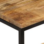Casa si Gradina - Mobilier - Mese si birouri - Masute de cafea - Masute de cafea suprapuse, 3 buc., lemn masiv mango brut/fier - Infinity.ro