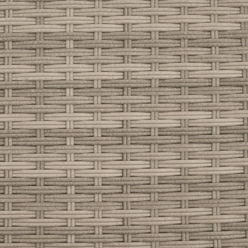 Casa si Gradina - Gradina si terasa - Mobilier exterior - Scaune si sezlonguri gradina - Sezlong cu perne, gri deschis, poliratan - Infinity.ro