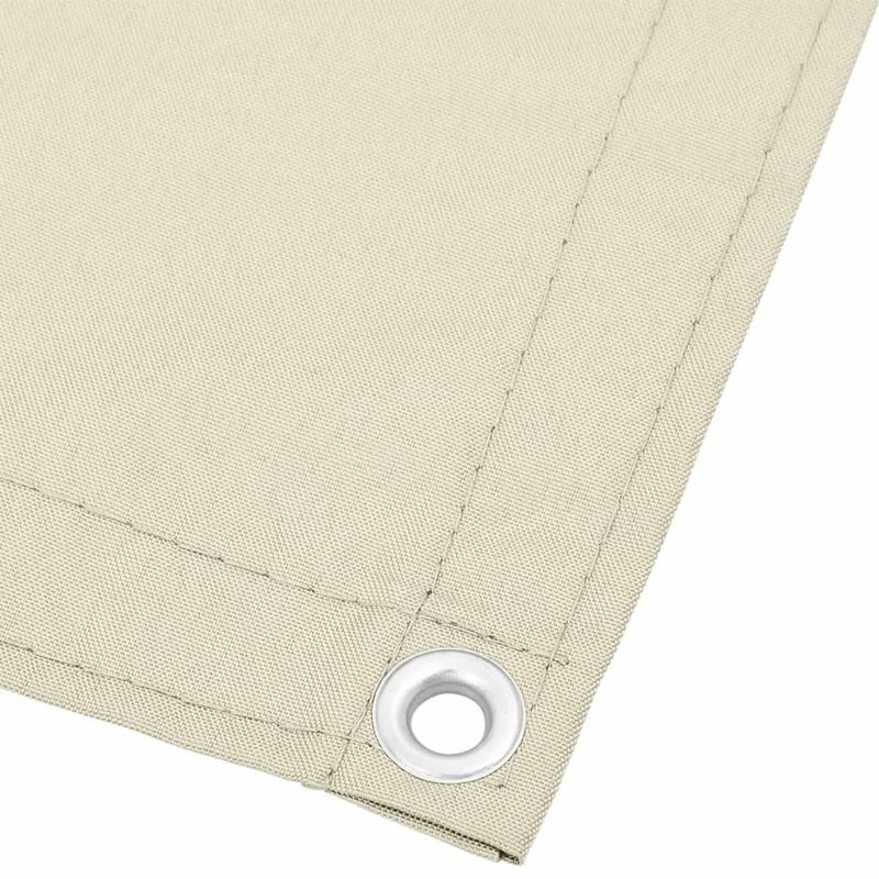 Casa si Gradina - Gradina si terasa - Umbrele si pavilioane - Umbrele - Paravan de balcon, crem, 120x700 cm, 100% poliester oxford - Infinity.ro