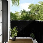 Casa si Gradina - Gradina si terasa - Umbrele si pavilioane - Umbrele - Paravan de balcon, negru, 120x1000 cm, 100% poliester oxford - Infinity.ro
