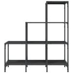 Casa si Gradina - Mobilier - Biblioteci si rafturi - Biblioteci - Biblioteca, negru, 92x30x102 cm, lemn prelucrat si metal - Infinity.ro