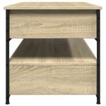 Casa si Gradina - Mobilier - Mese si birouri - Masute de cafea - Masuta de cafea stejar sonoma 85x50x50 cm lemn prelucrat/metal - Infinity.ro