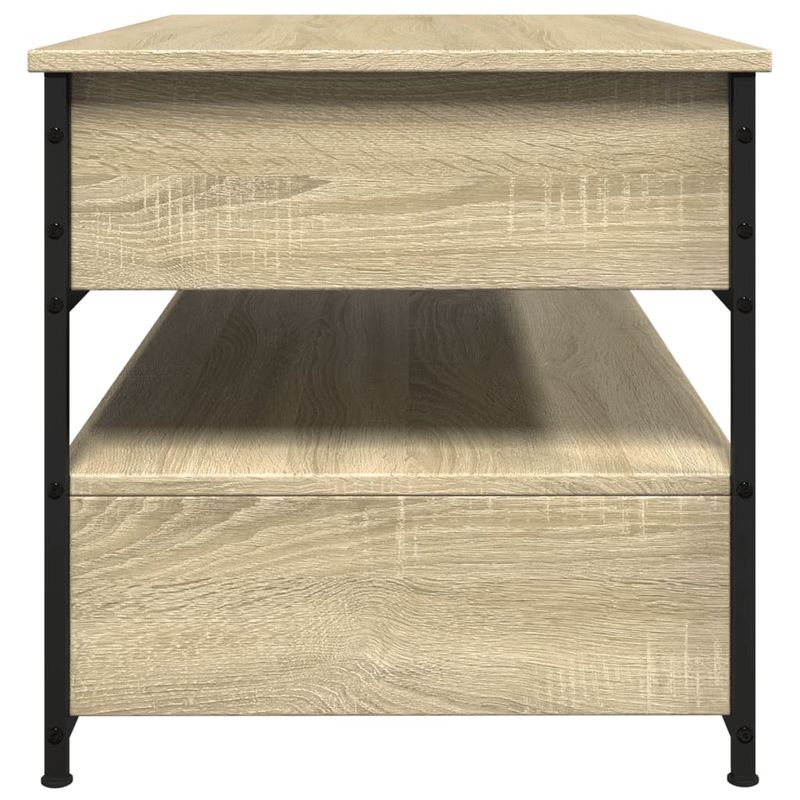 Casa si Gradina - Mobilier - Mese si birouri - Masute de cafea - Masuta de cafea stejar sonoma 85x50x50 cm lemn prelucrat/metal - Infinity.ro