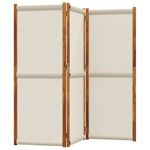 Casa si Gradina - Decoratiuni - Pereti despartitori si paravane - Paravan de camera cu 3 panouri, gri deschis, 210x180 cm - Infinity.ro