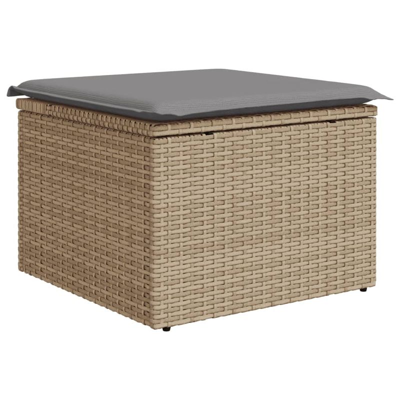 Casa si Gradina - Gradina si terasa - Mobilier exterior - Seturi mobila gradina - Set canapele de gradina, 8 piese, cu perne, bej, poliratan - Infinity.ro