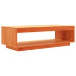 Casa si Gradina - Mobilier - Mese si birouri - Masute de cafea - Masuta de cafea, maro ceruit, 110x50x33,5 cm, lemn masiv pin - Infinity.ro