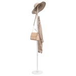 Casa si Gradina - Mobilier - Organizare si depozitare - Cuiere - Cuier de haine, alb, 175 cm, fier vopsit electrostatic - Infinity.ro