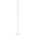 Casa si Gradina - Mobilier - Organizare si depozitare - Cuiere - Cuier de haine, alb, 175 cm, fier vopsit electrostatic - Infinity.ro