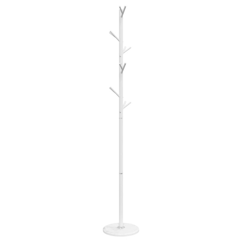 Casa si Gradina - Mobilier - Organizare si depozitare - Cuiere - Cuier de haine, alb, 175 cm, fier vopsit electrostatic - Infinity.ro