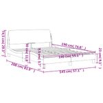 Casa si Gradina - Mobilier - Paturi si accesorii - Paturi - Cadru de pat cu tablie, negru, 140x190 cm, catifea - Infinity.ro