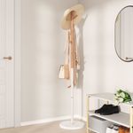 Casa si Gradina - Mobilier - Organizare si depozitare - Cuiere - Cuier de haine, alb, 172 cm, fier vopsit electrostatic - Infinity.ro