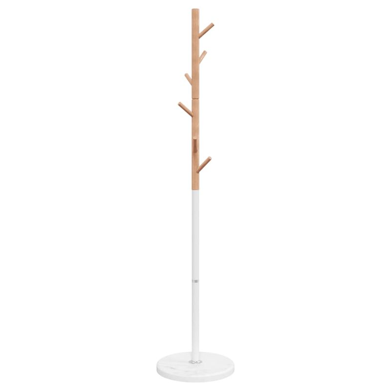 Casa si Gradina - Mobilier - Organizare si depozitare - Cuiere - Cuier de haine, alb, 172 cm, fier vopsit electrostatic - Infinity.ro