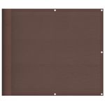 Casa si Gradina - Gradina si terasa - Umbrele si pavilioane - Umbrele - Paravan de balcon, maro, 90x700 cm, 100% poliester oxford - Infinity.ro