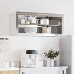 Casa si Gradina - Mobilier - Seturi de mobilier - Seturi bucatarie - Dulap bucatarie de perete cu raft, otel inoxidabil, mărime 110x40x46 cm - Infinity.ro