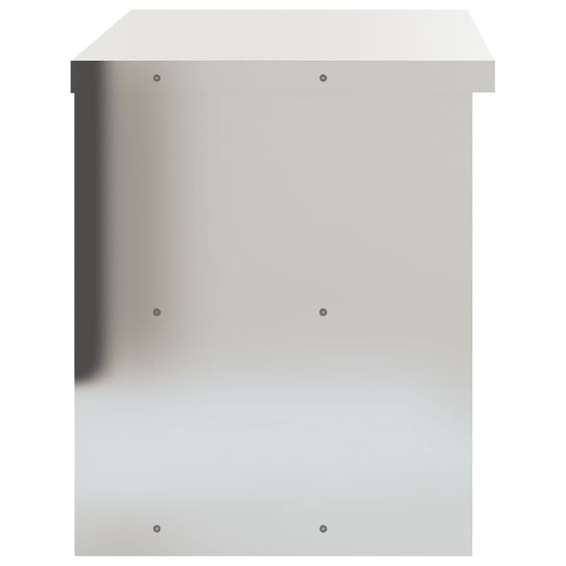 Casa si Gradina - Mobilier - Seturi de mobilier - Seturi bucatarie - Dulap bucatarie de perete cu raft, otel inoxidabil, mărime 110x40x46 cm - Infinity.ro