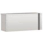 Casa si Gradina - Mobilier - Seturi de mobilier - Seturi bucatarie - Dulap bucatarie de perete cu raft, otel inoxidabil, mărime 110x40x46 cm - Infinity.ro