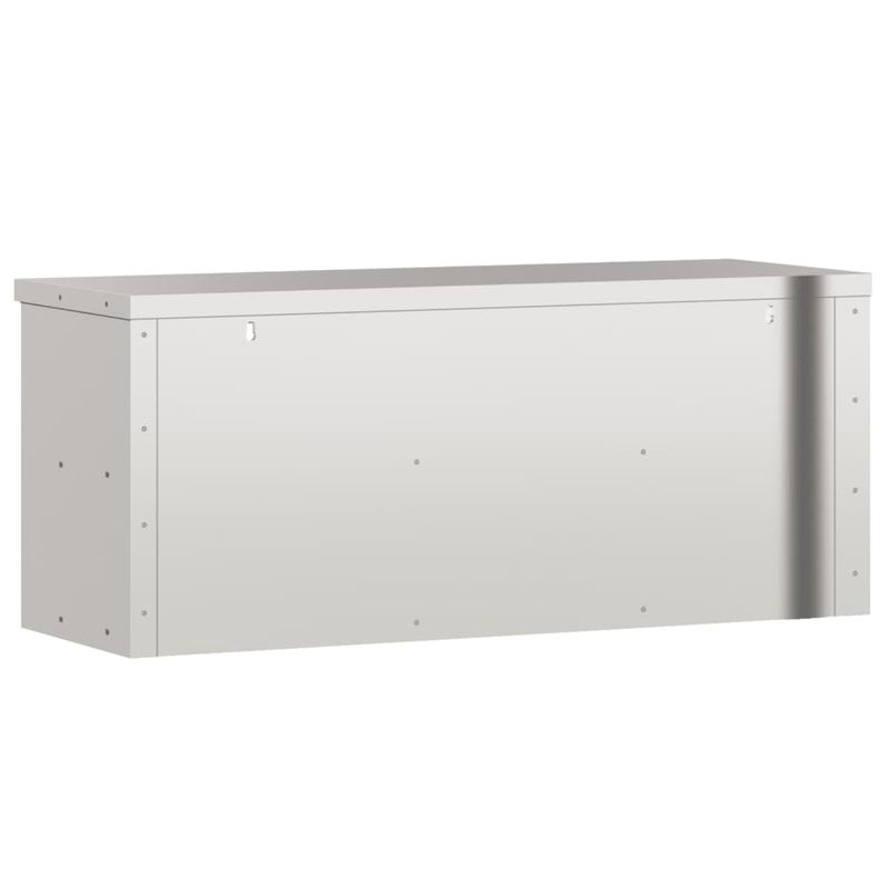 Casa si Gradina - Mobilier - Seturi de mobilier - Seturi bucatarie - Dulap bucatarie de perete cu raft, otel inoxidabil, mărime 110x40x46 cm - Infinity.ro