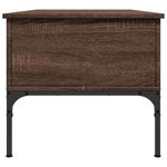 Casa si Gradina - Mobilier - Mese si birouri - Masute de cafea - Masuta cafea, stejar maro, 100x50x45 cm, lemn prelucrat/metal - Infinity.ro