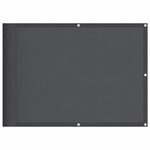 Casa si Gradina - Gradina si terasa - Umbrele si pavilioane - Umbrele - Paravan de balcon, antracit, 75x700 cm, 100% poliester oxford - Infinity.ro