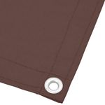 Casa si Gradina - Gradina si terasa - Umbrele si pavilioane - Umbrele - Paravan de balcon, maro, 75x700 cm, 100% poliester oxford - Infinity.ro